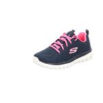 Skechers Women's Graceful-Get Connected Black/Pink Walking Shoes-4 UK (37 EU) (7 US) (12615-NVHP)