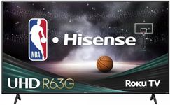 Hisense 75R63G-75 4K UHD HDR LED Roku Smart TV-2023