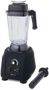 HENDI Standmixer, Hochleistungsmixer, Manuell, temperaturbeständig -40˚C bis 90˚C, Inkl. 2,5 Liter-Kanne und Deckel, Smoothie-Cocktails-Desserts, 1680W, 270x250x(H)550mm, ABS Kunststoff, Polycarbonat