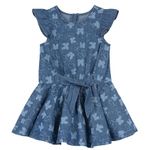 Chicco Girl's Sleeveless Dress (2) Casual, Denim, 5 Years