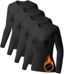 TELALEO 4 Pack Women's Thermal Shir