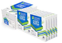 Sugar Sheet Copy Paper, 92 White - Carbon Neutral and Forest Free 8 1/2 x 11 Inches, 10 Reams (5000 Sheets) per Box, 100% Recycled Sugar Cane Fibre