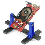 360 Degree Rotation Adjustable Printed Circuit Board Holder Frame PCB Soldering and Assembly Stand Clamp Repair Tool