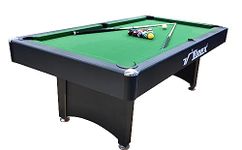 Vinex Combo 2 in 1 Pool and Table Tennis Table - Etos, Size: 6.98 ft. X 3.87ft., Versatile Game Table for Indoor Home, Combo Pool Tables, Multi Game Tables