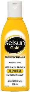 Selsun Gold Treatment Shampoo, Medically proven treatment for dandruff control, Reduces flaking, 200ml