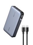 UGREEN 100W Power Bank Fast Charge, 3Ports USB C 20000mAh Portable Charger Fast Charging, 65W Fast Recharge Laptop Battery Bank, Compatible for MacBook Pro Air, Dell, iPad Pro, iPhone 16Pro Max Series