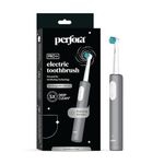 Perfora PRO+ Oscillating Electric Toothbrush | 2 Years Warranty | Electric Toothbrush Rechargeable, Electric Brush, Toothbrush Electric Adult, 8800 RPM, 1 Mode, 2 min Auto Timer (Limitless Grey)