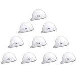 Allen Cooper Industrial Safety Helmet SH-701, Plastic Cradle with Manually adjustable Headband - WHITE (Pack Of 10)