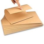 Brown Kraft Paper Card A4 50 Sheets - 200gsm Card Stock Printer Paper for Invitations, Menus, Crafts, DIY Cards