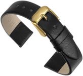 uxcell Black Genuine Leather Band 1