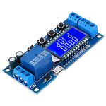 5V 12V 24V Delay Controller Board Delay Off Cycle Timer 0.01s - 9999min