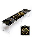 BEERBALLER® Multigame Beer Pong Table - 6 party games on one beer pong table | Black frame, foldable & scratch resistant surface | Ball holder incl 6 balls | Beer pong tables | Drinking games