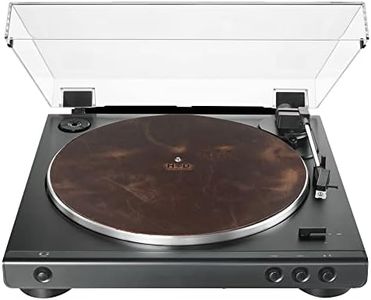 Hide & Drink, Classy Turntable Slipmat Handmade from Full Grain Leather, Antistatic Cover, Reduces Noise & Sounds from Static and Dust :: Bourbon Brown
