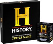 History Channel Trivia Board Game Deluxe Edition with 80s & 90s Expansion Pack - 2400+ General Knowledge Questions. Fun Party Card Game for Adults, Family & Teens in The Pursuit of Trivial Knowledge