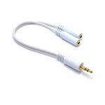 Mr. Gadget's Solutions 3.5mm Headphone Y Splitter Jack Male To Double Female Earphone Cable Adapter