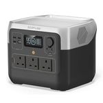 ECOFLOW Portable Power Station RIVER 2 Pro, 768Wh LiFeP04 Battery, 70 Min Fast Charging, 3X800W AC Outlets, Solar Generator for Outdoor Camping/RVs/Home Use