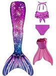 DNFUN Mermaid Tails for Swimming fo