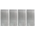 Hongso 18 3/8" Stainless Steel Tru-Infrared Emitter Grates for 4 Burner Charbroil Grills Pre-2015 Models, 463271315 463271314 463241414 463241413 463271313 466241413, 4-pk