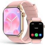 Smart Watches for Women Answer/Make Calls, 2.04'' AMOLED Display, Heart Rate Blood Oxygen Blood Pressure Monitor, 136+ Sports Modes Women Watch, IP68 Waterproof Fitness Trackers for Android iOS