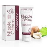 Momcozy Nipple Cream Safe for Breastfeeding, 100% Natural, Lanolin-free Nipple Balm, Soothing Cream, Breastfeeding Essentials for Nursing & Pumping Moms, 1.41 oz