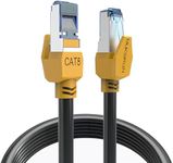 MUKSIRON Cat 8 Ethernet Cable 3 ft,