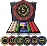 LOYCHIP Clay Poker Set with Numbere