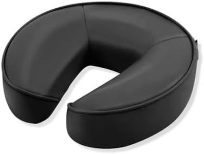 DR.LOMILOMI Universal-Size Ergonomic Crescent Memory Foam Face Cushion 632 for Massage Table Chair Headrest (Face Cushion Only) (Memory Foam, Black)