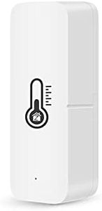 YaSao Tuya ZigBee Temperature Humidity Sensors Indoor Detector APP Real-time Monitoring Intelligent Linkage Compatible with Google Home Need to be Used with Gate-Way