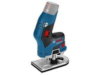 Bosch Professional GKF 12 V-8 (Bare, Carton) Brushless 12 V Router, Blue, 6/8 mm Collets