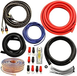 Car Audio 4 Gauge Flexible Wire & Cable Complete Amplifier Install Wiring Amp Kit