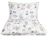 Baby's Comfort Bedding Set Duvet Cover (90 x 120 cm) + Pillowcase (40 x 60 cm), Mouse in a cup