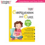 Scholars Insights Comprehension and Cloze Class 1 | Cloze test Books| Develop Reading and Writing Skills for Students | Ages: 5 to 7 years