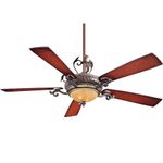 Minka-Aire Napoli 56" LED Ceiling Fan in Sterling Walnut