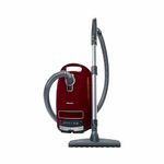 Miele Complete C3 Limited Edition Bagged Canister Vacuum Cleaner with Miele AirClean System, AllTeQ Universal Floorhead and Parquet Twister Floorbrush, 1200 W, in Tayberry Red - 41GDE040CDN