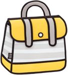 JUMPFROMPAPER Original 2D Cartoon Backpack (Stripe), Fun Novelty Backpacks Bags for Women, Adults and Senior Year, for Campus, Daily Use and Travel