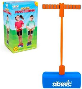 Abeec Foam Block Pogo Stick - Boys And Girls Gift, One Size Kids Pogo Stick With Foam Grip Handles. Ideal For Indoor Or Outdoor Play - Classic Outdoor Fun For Kids 3 And Above