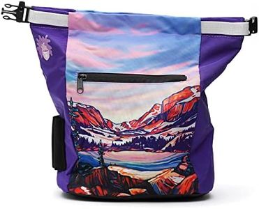 Gnarly Dood | Chalk Bucket for Gym & Outdoor Bouldering & Rock Climbing | Durable Closure, 2 Zippered Pockets, Easy-Carry Handle | Rocky Mountains