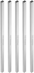 CoCud Square Tool Bit, 6mm x 6mm x 200mm, High Speed Steel 4241 Turning Tool Fly Cutter Mill Blank - (Applications: for Lathe Milling Machine), 5-Pieces