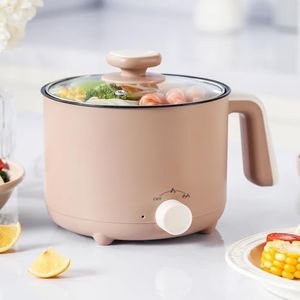 KERZION Hot Pot Electric 1.5L, Portable Ramen Non-Stick Cooker for Noodles, Soup, Oatmeal, Ramen Pot with Boil Dry Protection for Dorm, Office, Travel