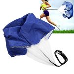 Speed Chute Resistance Parachute, Running Parachute Resistance Trainer, Improve Sprint Speed Agility, Football Drag Parachute for Kids Adults, for Football Cycling(Blue)