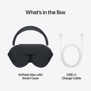 Apple AirPods Max Wireless Over-Ear Headphones – Noise Cancelling, USB-C, Midnight