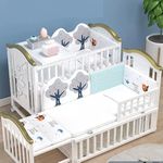 White 4 In 1 Cribs