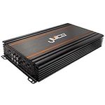 Juice Car Audio JA1504 1500W 4-Channel Bridgeable Car Power Amplifier, Thermal Protection, RCS Output, Bass Boost, Class A-B