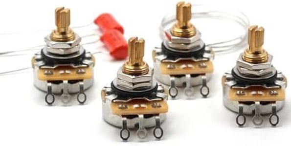 CTS TAOT Custom 525K Short Shaft Audio Pots - 500K - Set of 4 (4X) + Caps
