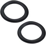 Dnyta Speaker Foam Surround Rings Round Rubber Edge Speaker Repair Parts, Fit for 6.5" Speakers