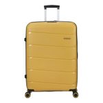 American Tourister Air Move Suitcase with 4 Wheels 75 cm, Sunset Yellow, L (75 cm - 93 L), Case