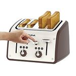 Tefal TF700A40 Toaster, Retra, 4 Slice, 1700 W, Cream & Mokka
