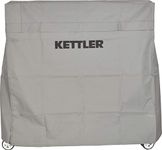 Kettler Heavy-Duty Weatherproof Indoor/Outdoor Table Tennis Table Cover, Grey (7033-100)