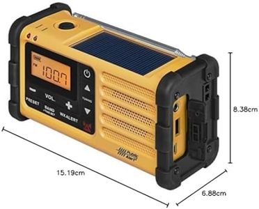 Sangean MMR-88 Portable Digital Radio – AM/FM, LCD, Black/Yellow