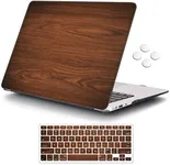 iCasso Compatible with MacBook Air 13 inch Case (Release 2010-2017 Older Version), Hard Shell Plastic Protective Case & Keyboard Cover Only for MacBook Air 13 Inch Model A1369/A1466 - Brown